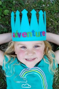 Girls Felt Birthday Word Crown