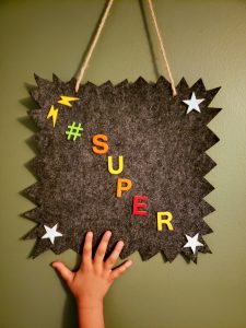 Logo Felt Letters Message Board Kid