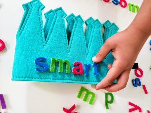 Prek Letter Crown Manipulative Activity