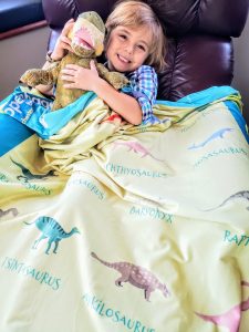 I Love Dinosaurs Blanket