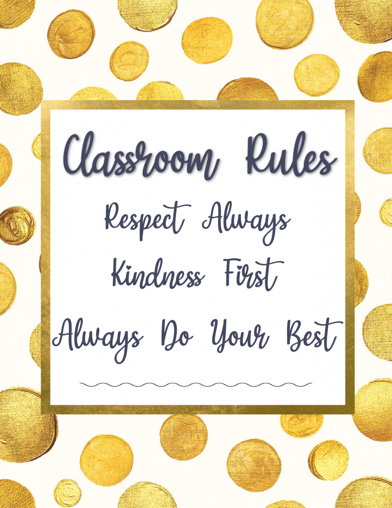 Classroom Home Rules Download