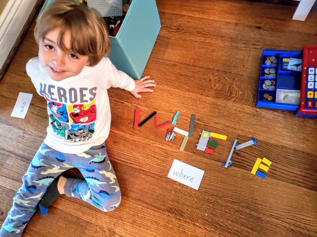 lego make sight words