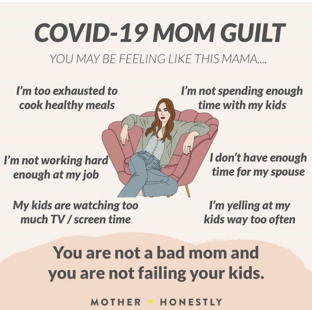 mom guilt corona virus covid 19 school